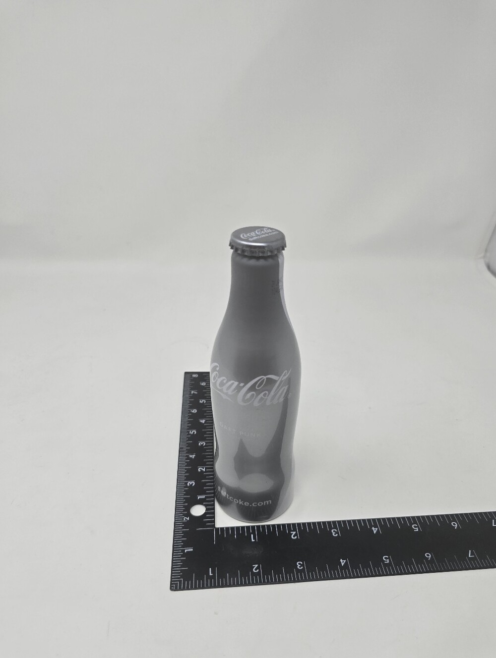 Limited Edition Daft Punk Coca Cola Glass Metal Alloy Bottle Music Band RARE - Picture 15 of 16